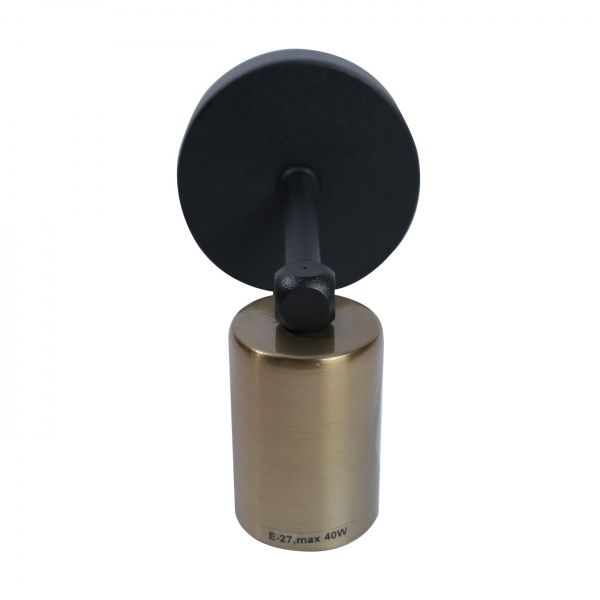 Бра Светкомплект Loft AS 8814 1x40 Вт E27 бронза/чорний 