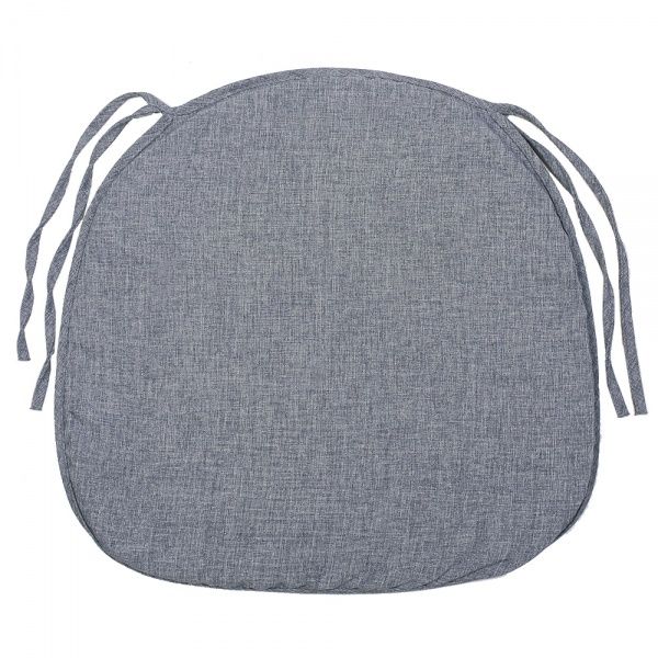 Подушка на стул трапеция Гавана 40х40х2 серая