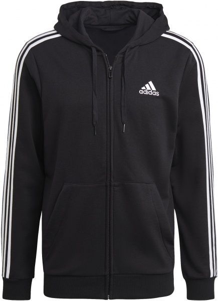 Джемпер Adidas M 3S FT FZ HD GK9032 р. 2XL чорний