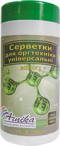 Влажные салфетки Arnika 40663 для оргтехники универсальные 