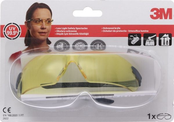 Очки защитные 3M 2822 Low light C1