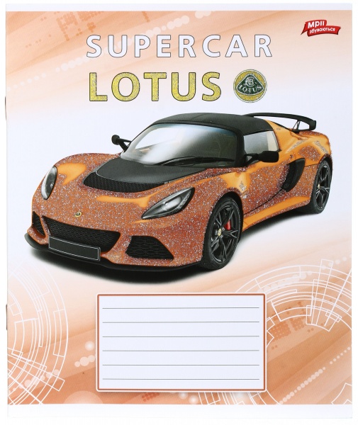 Зошит шкільний з глітером 12 аркушів у лінійку в асортименті Мрії збуваються