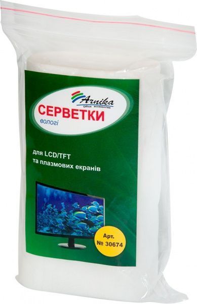Салфетки для LCD/TFT и плазменных экранов запасной блок 100шт (30674) 
