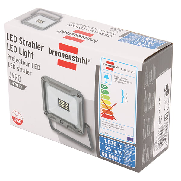 Прожектор светодиодный Brennenstuhl JARO 2000 уличный 20 Вт IP65 серый 1171250231 