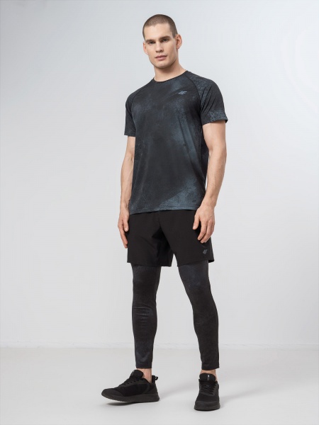 Футболка 4F FUNCTIONAL T-SHIRT TSMF011 H4Z22-TSMF011-90A р.S черный меланж