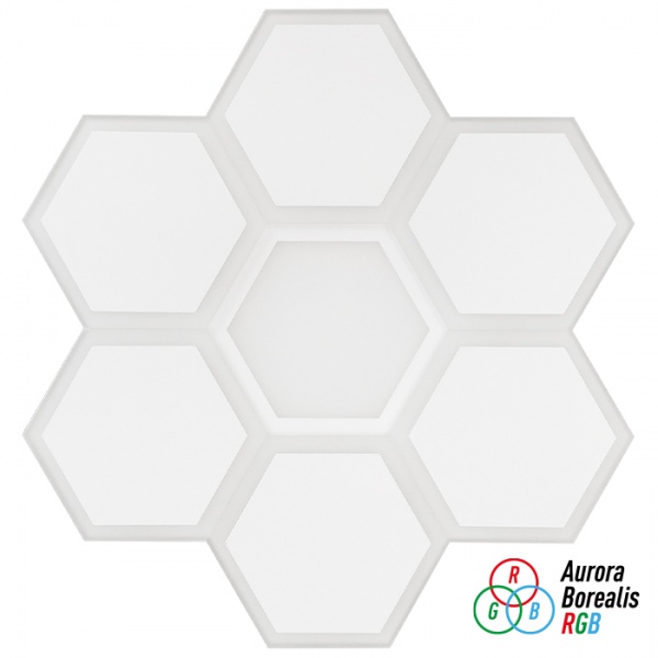 Світильник світлодіодний Hopfen Vela з пультом ДК+Aurora Borealis RGB 76 Вт 3000-6000 К HOPFEN VELA 