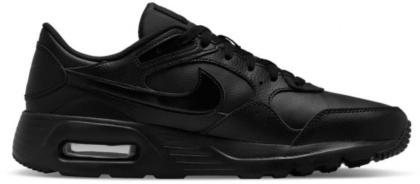 Кроссовки Nike AIR MAX SC LEATHER DH9636-001 р.44,5 черный