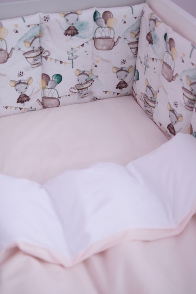 Комплект для детской кроватки Baby Veres Mouse разноцветный принт 222.03