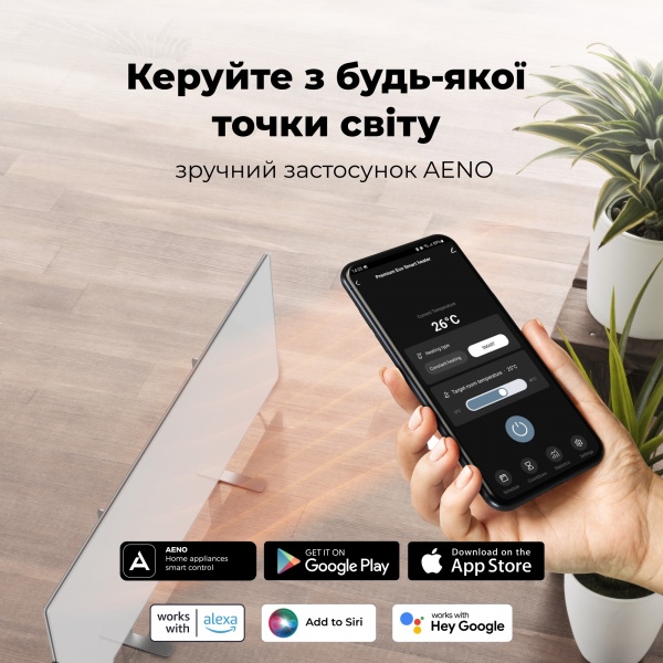 Панель теплова AENO Premium Eco Smart GH1S White (700 Вт)