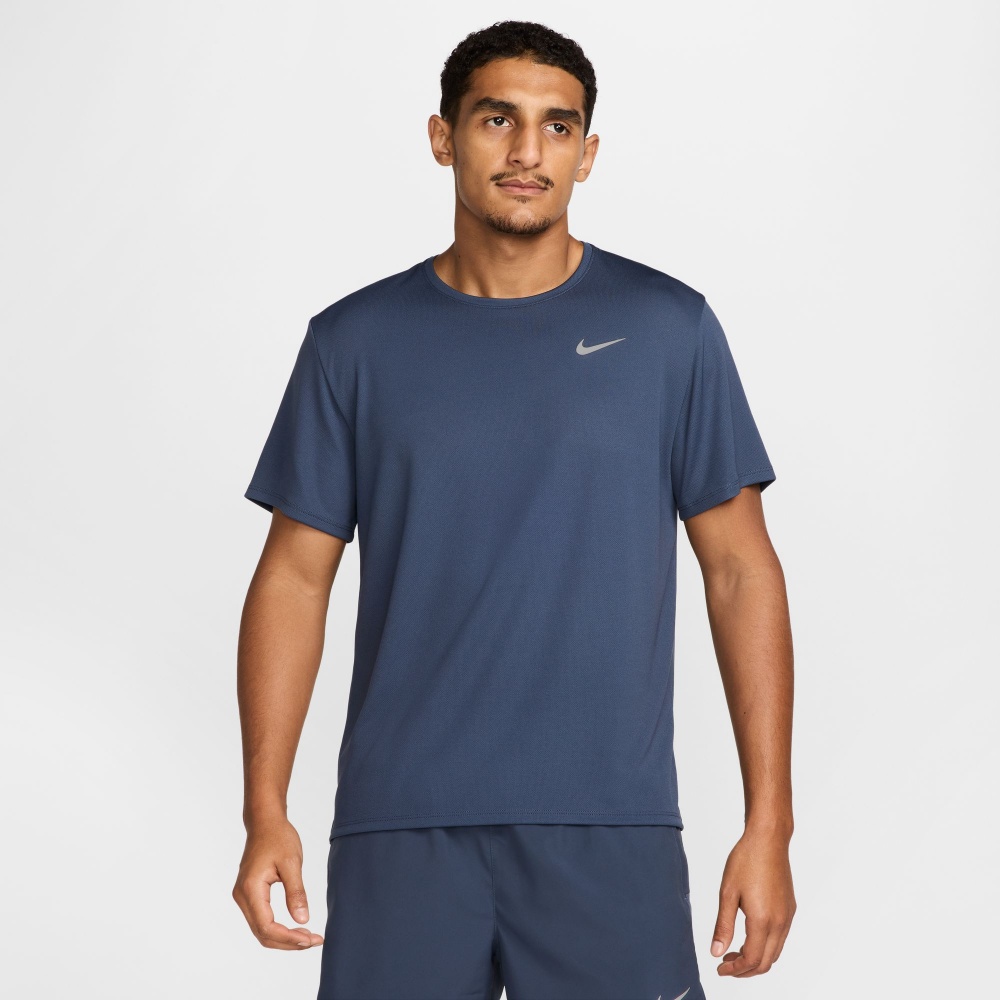 Футболка Nike M NK DF UV MILER SS DV9315-437 р.S синій