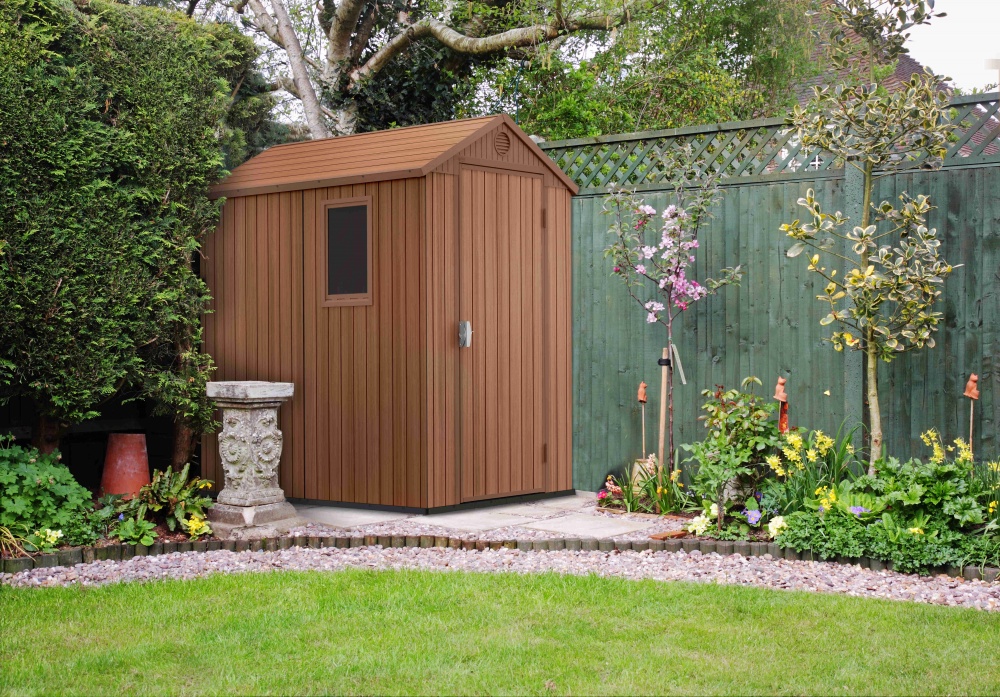 Дом садовый Keter DARWIN 126х185х205 см коричневый