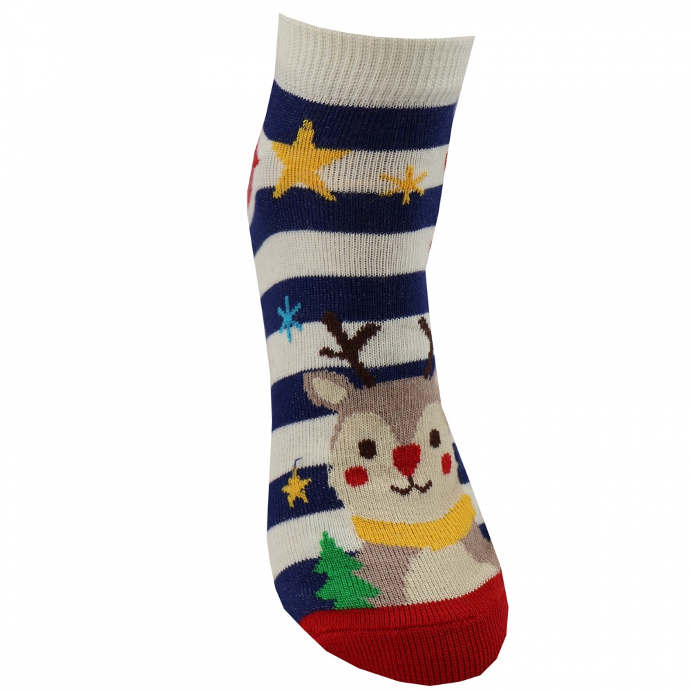 Шкарпетки дитячі унісекс Premier Socks зі смужками Олені р. 23-25 різнобарвний/у смужку