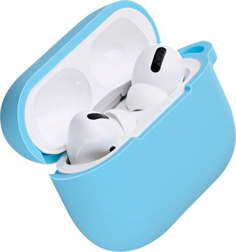 Чохол для навушників 2E для Apple AirPods Pro Pure Color Silicone (2.5mm) blue (2E-PODSPR-IBPCS-2.5-BL) 