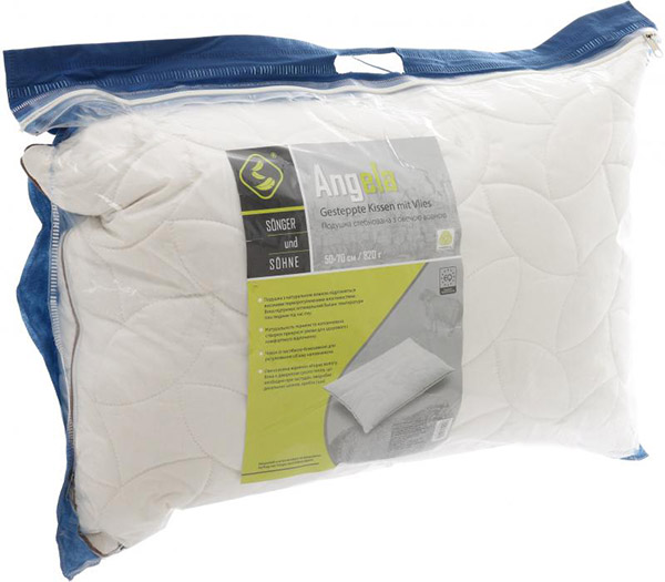 Подушка Angela 50x70 см стебленная шерстью Songer und Sohne 50x70 белый