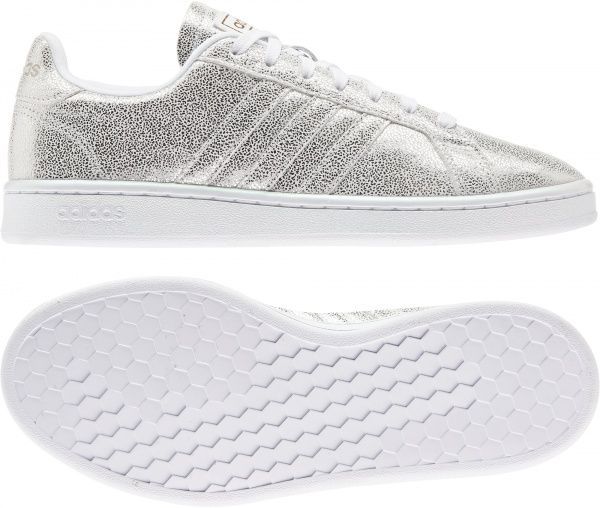 Кроссовки Adidas GRAND COURT FY8951 р.UK 7,5 серебристый