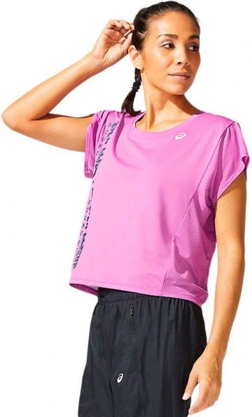 Футболка Asics SMSB RUN SS TOP 2012B900-500 р.S бузковий