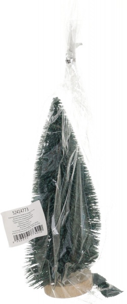 Елка декоративная настольная голубая 9x25 см