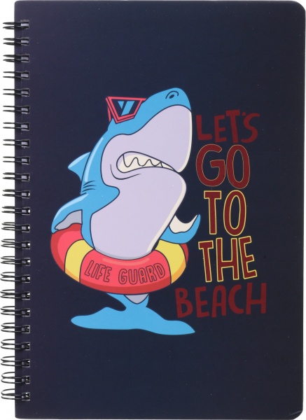 Блокнот Акула спасатель 14,5x21 см Mikirei