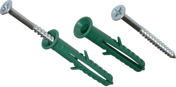 Дюбель ударный потай 6x80 мм 200 шт. зеленый