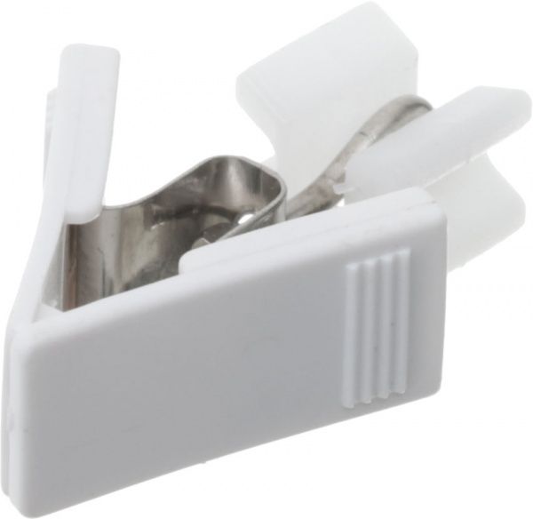 Гачки Gardinia із защібкою 20 шт. 4984 набірний білий 