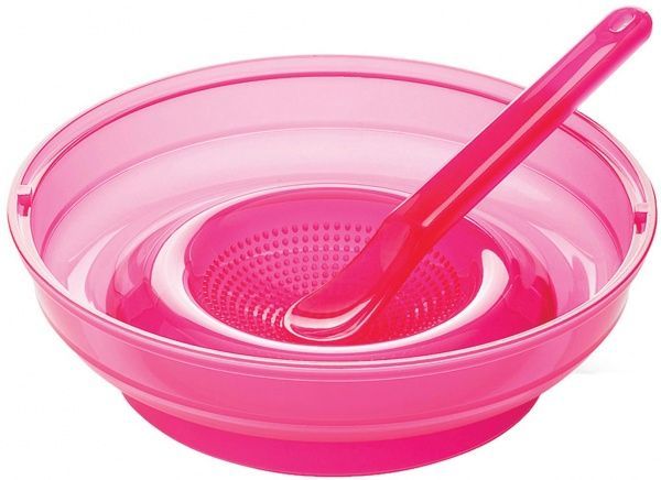 Тарілка Nuvita 4 в 1 NV1465Pink