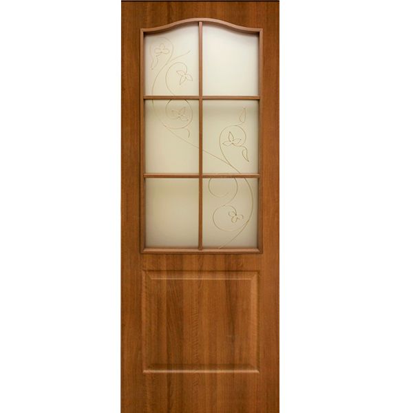 Дверне полотно ОМіС Класика ЗС+КР 600 мм вільха європейська