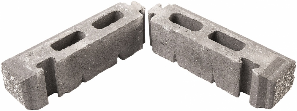 Элемент столба Кая 75x235x75 мм черный Моноліт-Брук