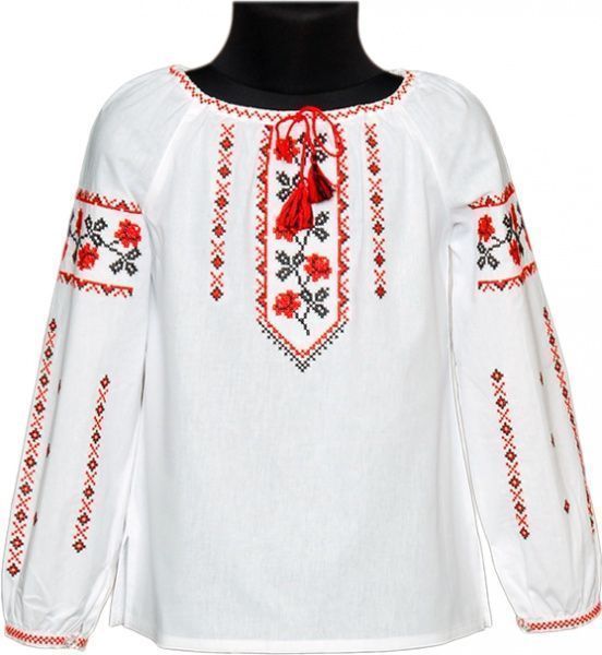 Вышиванка Гармонiя Роза р.98 белый 