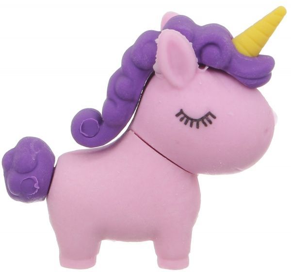 Ластик Единорог фиолетовый