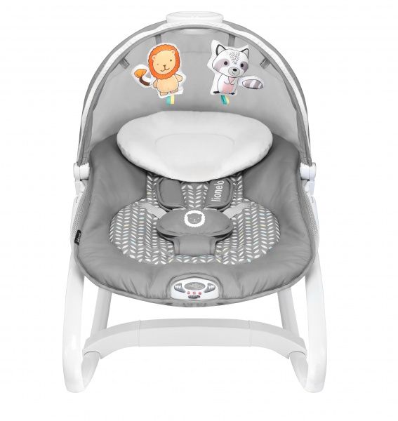 Крісло-гойдалка Lionelo Henk grey scandi LO.HN01