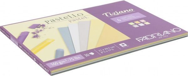 Склейка для пастели Tiziano A4 21х29,7 см 160 г/м² 30 листов Fabriano