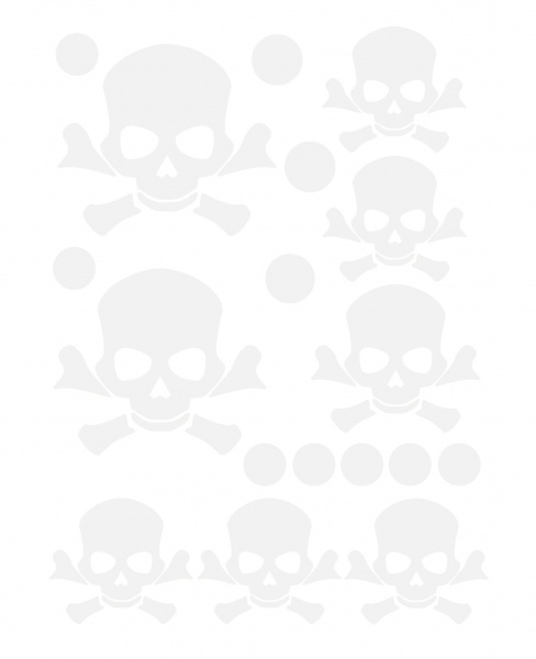 Світловідбивна наліпка LOOM Небезпека LM-10022-white для твердих поверхонь