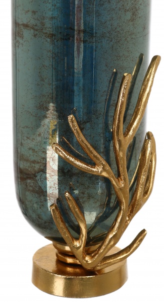 Ваза PANACHE Grapevine 35 см темно-зелений/золото 