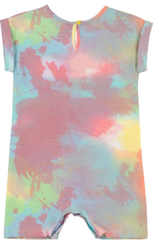 Полукомбинезон для девочки Bembi ПК195 р.68 разноцветный/коралловый 17195021033.KZ1 