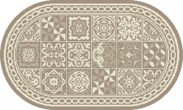 Ковер Karat Carpet Flex 0.60x1.00 (19632/111) О 
