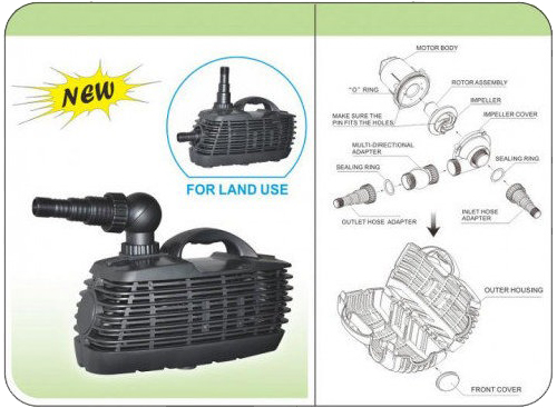 Помпа Resun ЕР-6000 70W, 6000 л/г 3.5 метра (6933163307775)