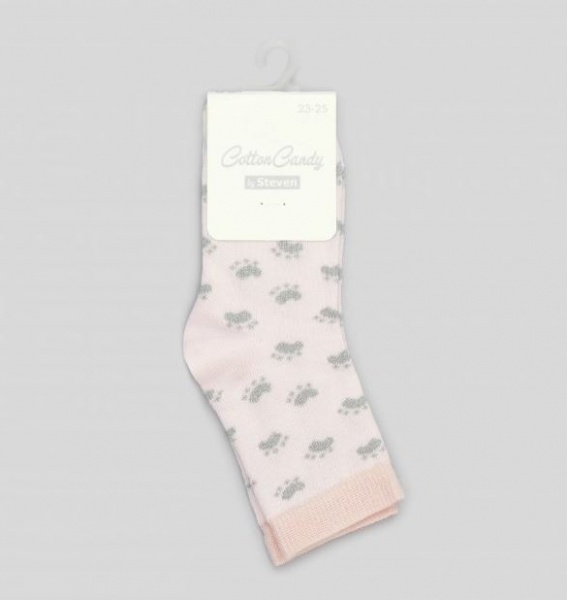 Шкарпетки дитячі для дівчаток Steven 138263 р. 23-25 рожевий 