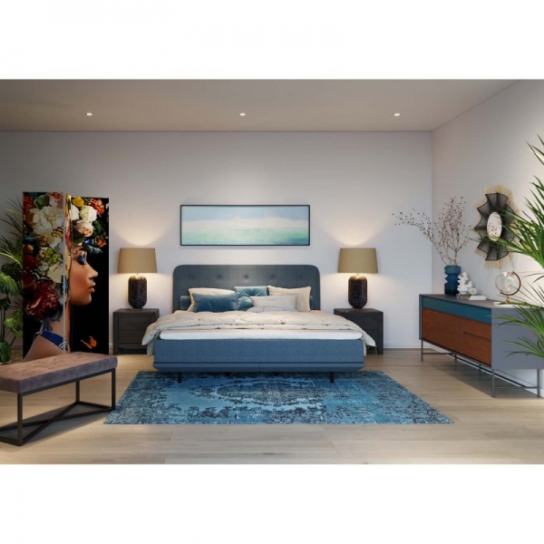 Ваза KARE Design Marvelous Duo 42 см синяя 