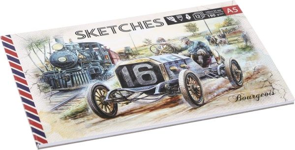 Альбом для малювання А5 12 листів 190 г/м2 Bourgeois
