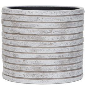 Кашпо керамічне Capi Row круглий 2л слонова кістка (069970) 