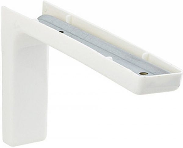 Кронштейн  DC монтажный металлический с пластиковой накладкой 120 мм белый