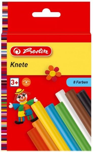 Пластилін 8 кольорів, 160 г Herlitz