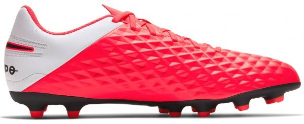 Бутси Nike LEGEND 8 CLUB FG/MG AT6107-606 р. US 8,5 чорнийчервонийбілий