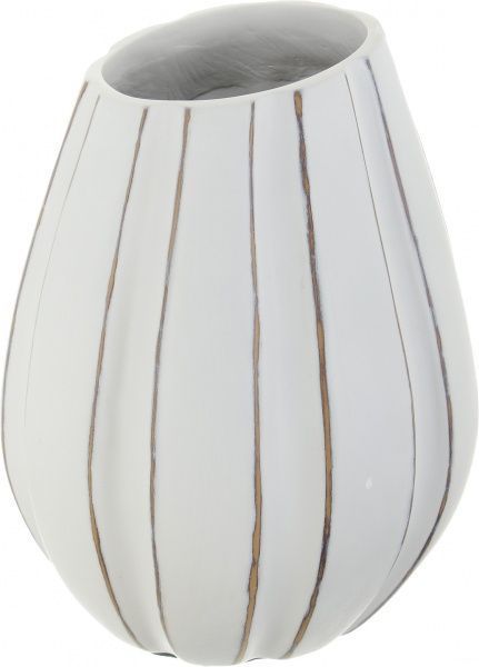 Ваза для цветов Elit 21,5х20,5х27 см белая