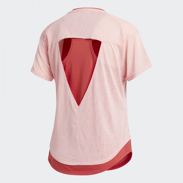 Футболка Adidas ADAPT TEE W FL6005 XL рожевий