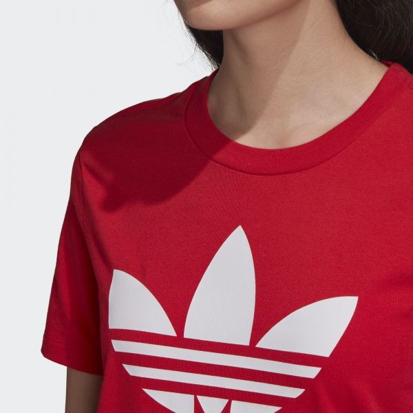Футболка Adidas TREFOIL TEE FM3302 34 червоний