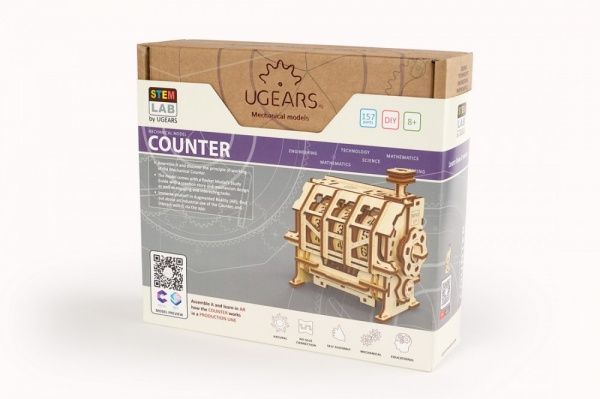 Деревянный 3D-конструктор UGEARS Счетчик