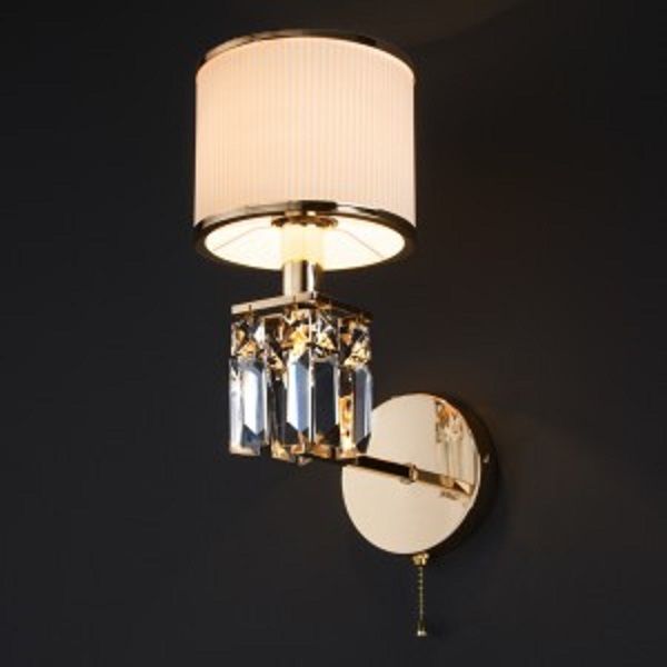 Бра Strotskis Zaffiro 1x40 Вт E14 золото 10099/1 