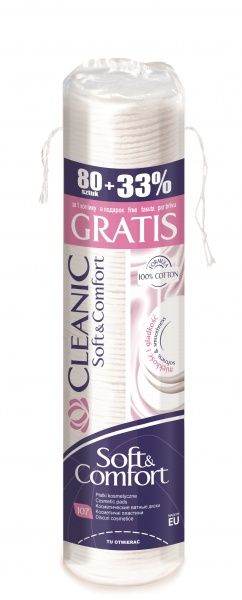 Ватні диски Cleanic Soft&Comfort 107 шт. (м'яка)