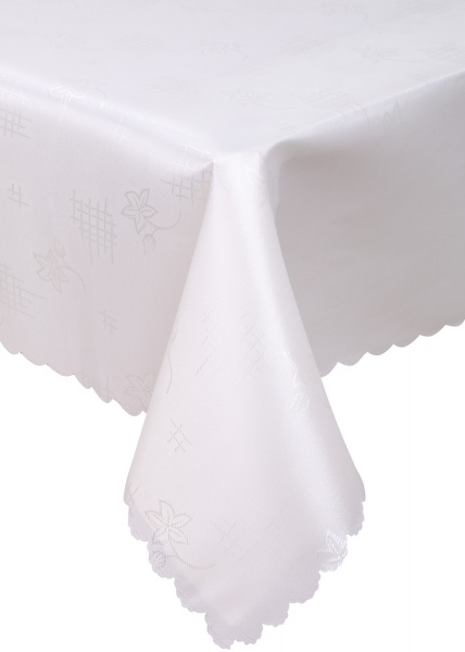 Скатерть Dertsiz 110x180 см кремовый Karna 